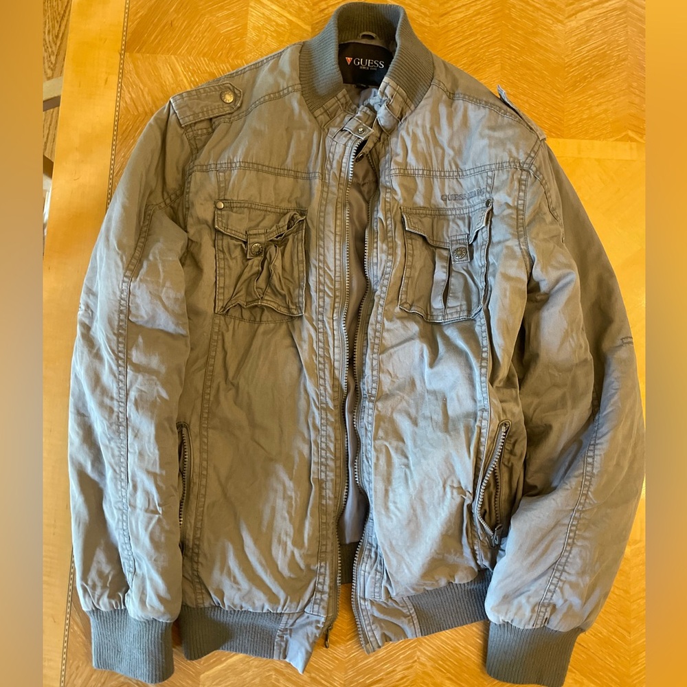 GUESS Men's Bomber Jacket XL